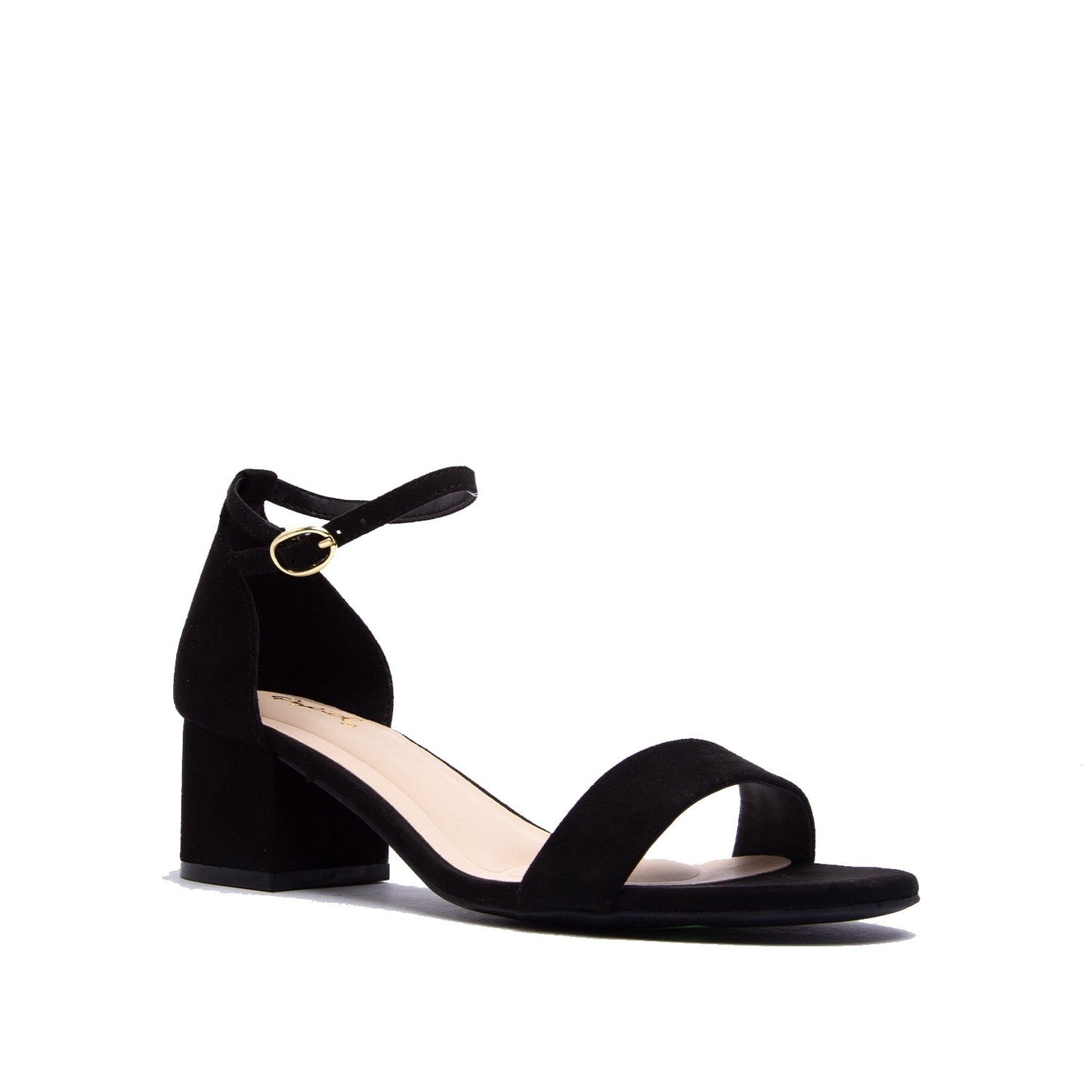 Womens Toe Band Wrap Heel Dress Shoes - Black