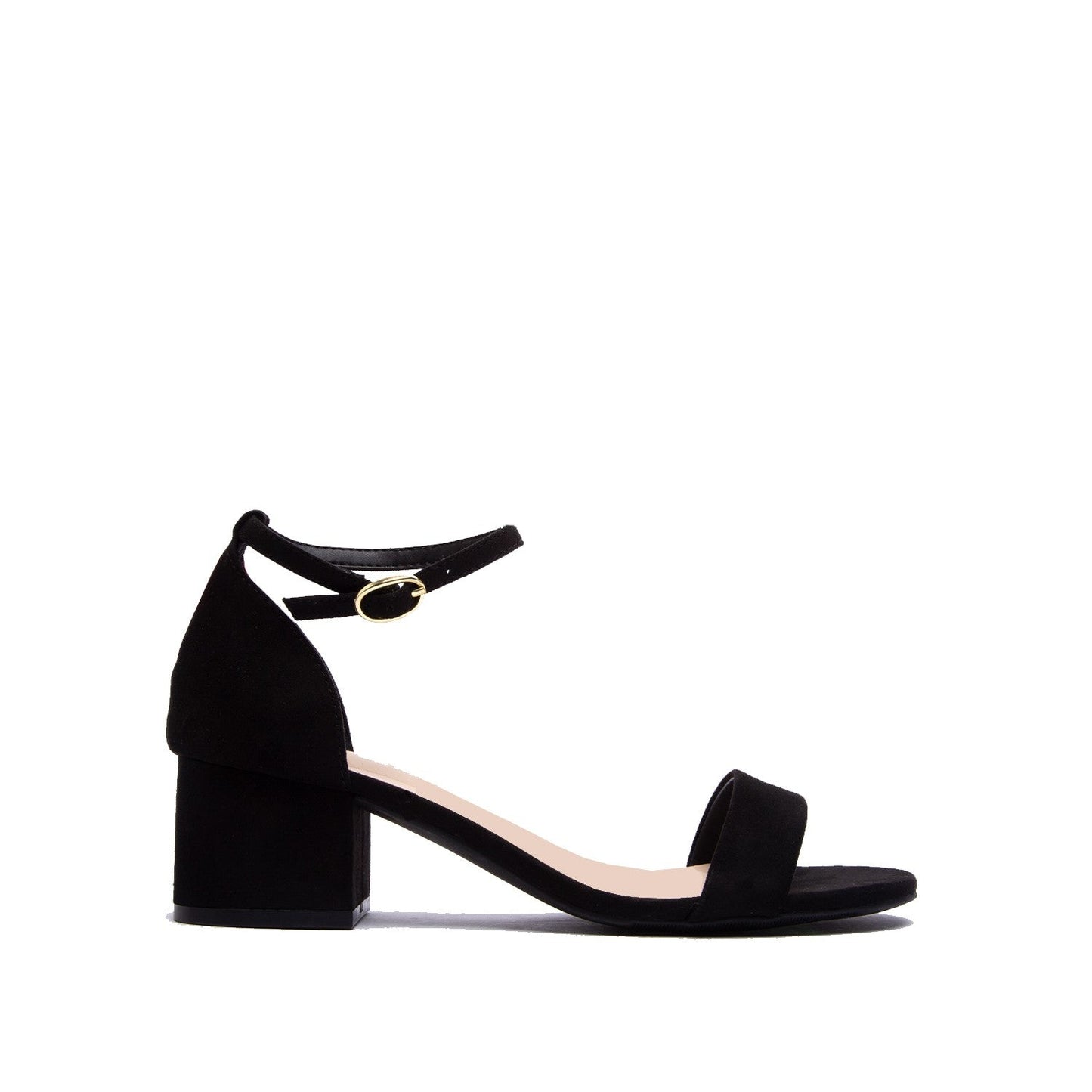 Womens Toe Band Wrap Heel Dress Shoes - Black