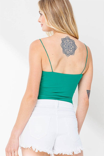 Double Layer Crop Cami Top