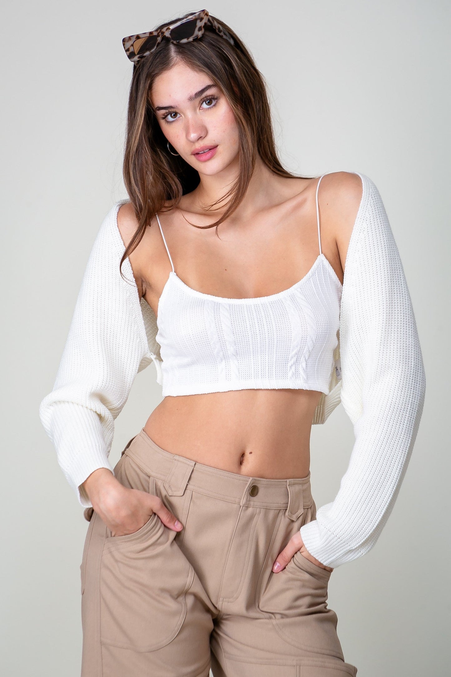 Longsleeve Lightweight Sweater Bolero